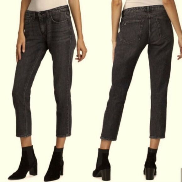 NWT Rag & Bone Slim Boyfriend Low Rise Jeans - Picture 1 of 9